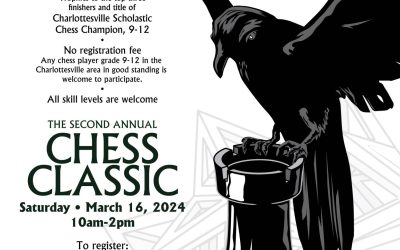 Saturday March 16 Grades 9-12 Chess Tournament